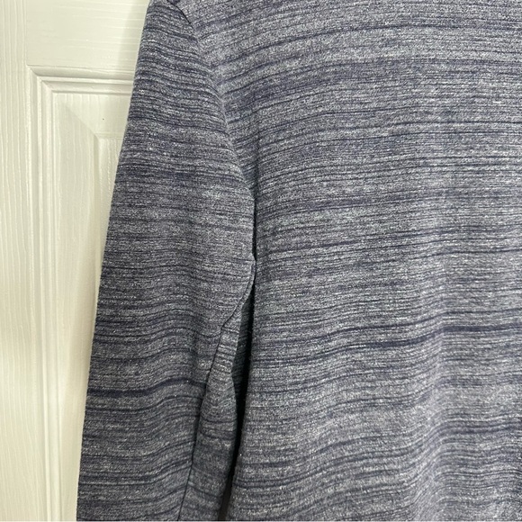 Merona Sweater Cowl Neck Blue & White Marled Size Medium - Picture 16 of 16